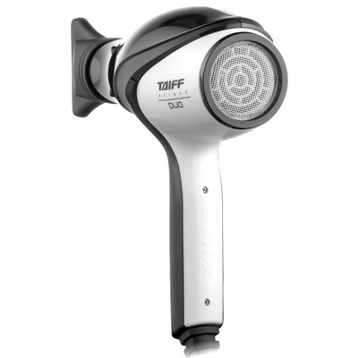 Secador de Cabelo Taiff Unique Duo 2700W Íons Anti-frizz Bivolt Preto e Branco