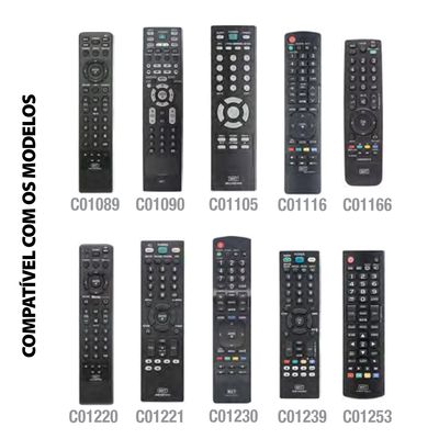 Controle Remoto MXT 01286 para SMART TVS - Modelos Antigos