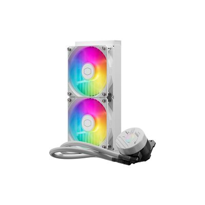 Water Cooler Masterliquid Core II 240 Branco 2 FANS ARGB   MLW-D24M-A18PA-RW