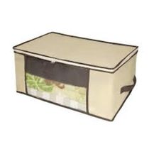 Cesto Organizador Dobrável Anti Mofo Para Guardaroupa 60 X 45 X 30 Cm