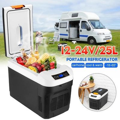 Geladeira Portátil 25 Litros 2 Em 1 Resfria E Aquece  Display Digital Trivolt