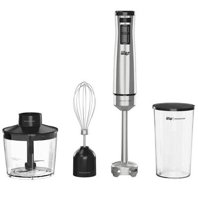 Mixer Inox 3 Em 1 Processador Wap Preto Com Inox 220V