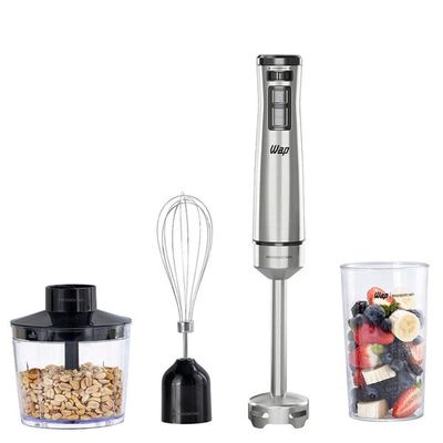 Mixer Inox 3 Em 1 Processador Wap Preto Com Inox 220V