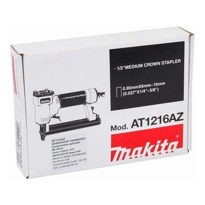 Grampeador Pneumático Para Madeira E Mdf At1216az Makita