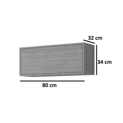 Cozinha Modulada MGM Divina MGM 4 Peças C4P260 Cinamomo/Titanium