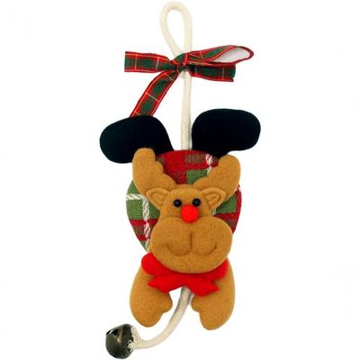 Kit 15 Pendente Natalino Boneco De Neve Papai Noel Rena 18cm