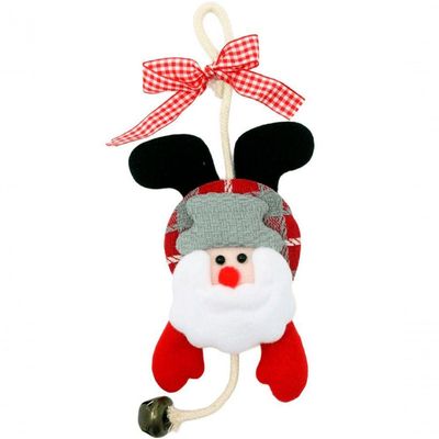 Kit 15 Pendente Natalino Boneco De Neve Papai Noel Rena 18cm