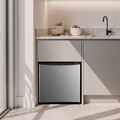 Frigobar 45 Litros Porta Prata Inverter Midea MDRD086FGD503 Bivolt