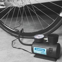 Mini Compressor de Ar Portátil Tramontina para Carros Encher Pneu 50w 12v Inflador Bola Boia