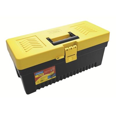 Caixa Plástica Organizadora de Ferramentas 17" Maleta Master Tramontina 43x19cm Bandeja Removível