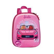 Mochila Escolar Infantil de Costas Barbie Conversível Rosa