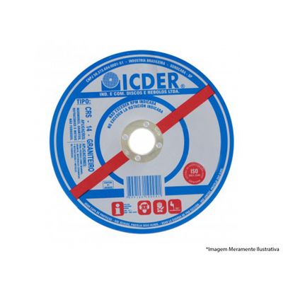 Disco Corte Refrat 9X1/8X7/8" 2 Telas Crs14
