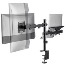 Suporte Duplo Articulado De Mesa Para Monitor e Notebook BMG-33