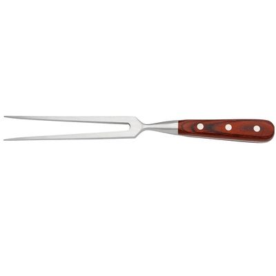 Conjunto Faca e Garfo Trinchante Fracalanza Hanzo Wood - 2 Peças