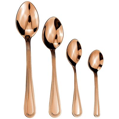 Faqueiro 48 Peças Fracalanza Pearl em Aço Inox - Cobre