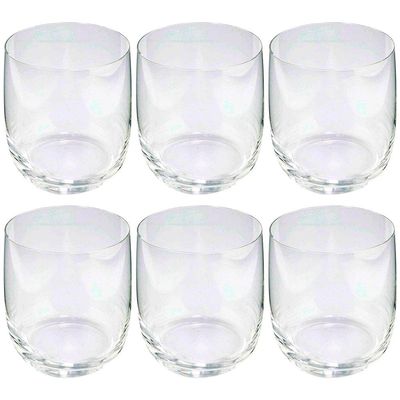 Conjunto de Copos Baixo Jazz Fracalanza em Cristal 390ml - 6 Peças
