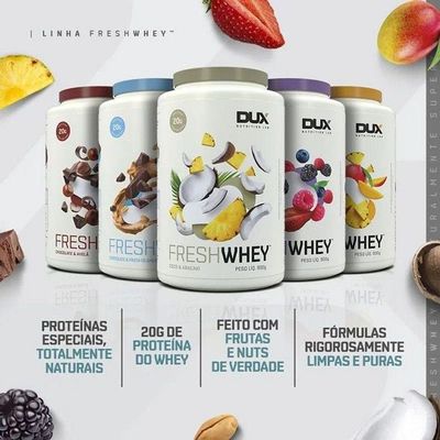 Fresh Whey 900g Sabor Chocolate E Pasta De Amendoim