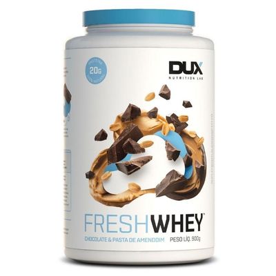 Fresh Whey 900g Sabor Chocolate E Pasta De Amendoim
