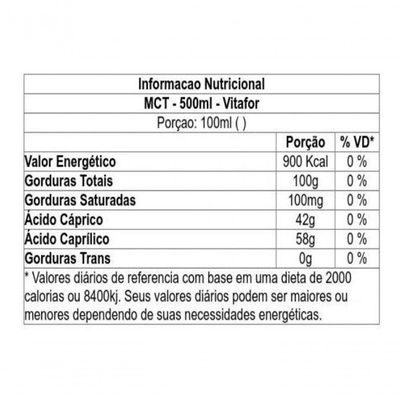 Mct Oleo De Coco Refinado 500ml