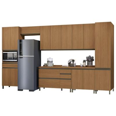 Cozinha Completa Kappesberg 9 Peças Maxxi C9P47 Canela