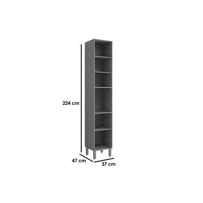 Cozinha Modulada MGM Divina MGM 6 Peças C6P140 Cinamomo/Titanium