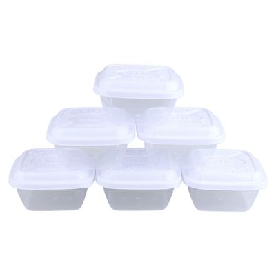 Conjunto 6 Potes 400ml Plásticos MB