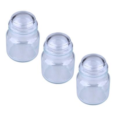 Conjunto com 3 Potes Multi Vidro 200ml Dipp Cazza
