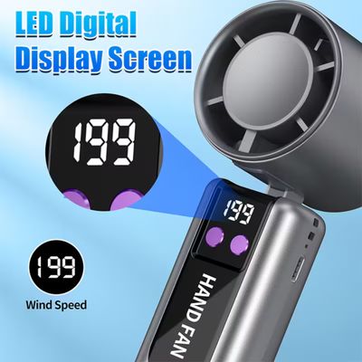 Mini Ventilador Recarregável Portátil Carisma 3000mAh Branco