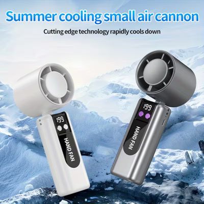 Mini Ventilador Recarregável Portátil Carisma 3000mAh Branco