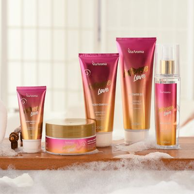 Shower Gel Desodorante Intense Love Via Aroma - 250ml