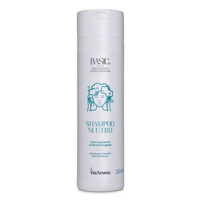 Shampoo Neutro Linha Basic Via Aroma - 250ml
