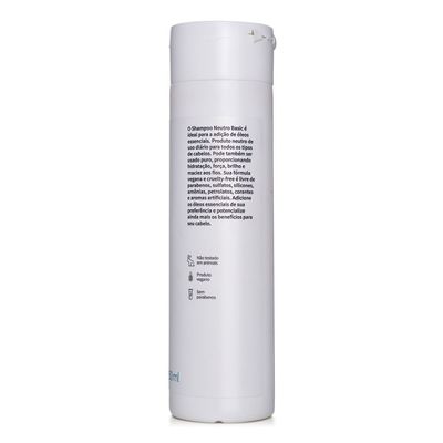 Shampoo Neutro Linha Basic Via Aroma - 250ml