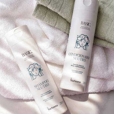 Shampoo Neutro Linha Basic Via Aroma - 250ml