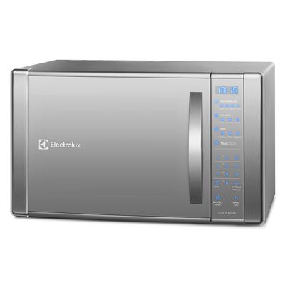 Micro-ondas Electrolux 31L cor Inox Espelhado com Função Grill e Painel Blue Touch (ME41X) 127V