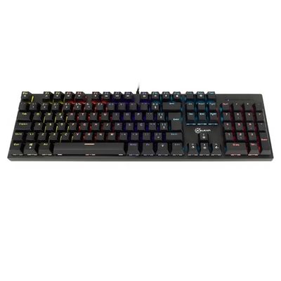 Teclado Mecânico Kalkan Loki Switch Marrom Led Rainbow ABNT2