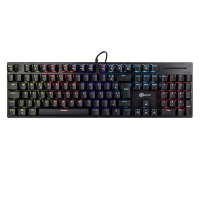 Teclado Mecânico Kalkan Loki Switch Marrom Led Rainbow ABNT2