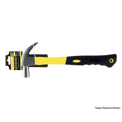 Martelo Fibra Vidro 23Mm Cabo Emb Blister