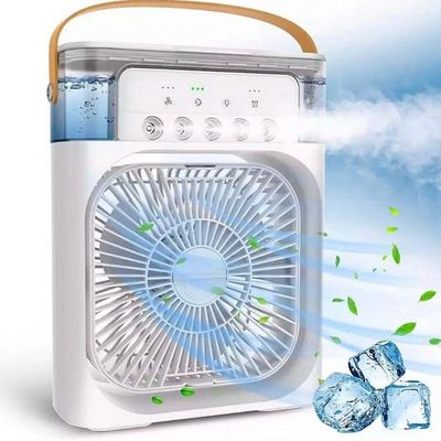 Mini Ventilador Climatizador De Ar Com Reservatorio Água Preto