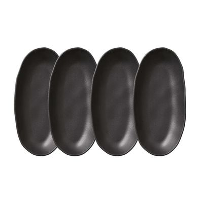 Conjunto de Travessas Ovais Grandes Porto Brasil Orgânico Matte 32x16cm – 4 Peças