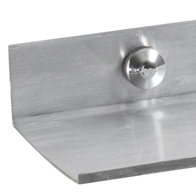 Prateleira Utimil em Alumínio Anodizado Cromado – 50cm