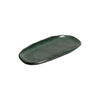 Conjunto de Travessas Oval Rasa Mini Porto Brasil Orgânico Greenery 16,5x8cm - 4 Peças
