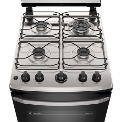Fogão 4 Bocas Electrolux FE4IW Efficient PerfectCook VaporBake Bivolt Branco