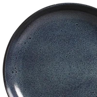 Travessa Redonda Grande Porto Brasil Orgânico Stoneware Titanium 36cm – Azul