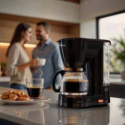 Cafeteira Britânia BCF32C Jarra de Vidro Preto / 220