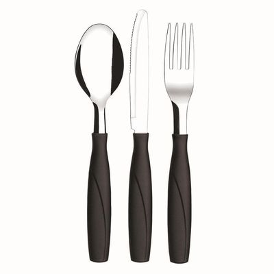 Faqueiro Brinox Itaparica em Aço Inox 6000/712 - 24 peças Preto