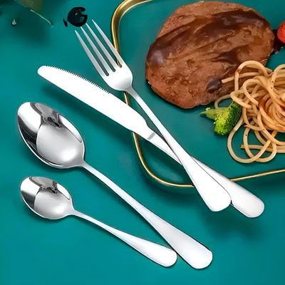 Jogo de Talheres 24 Peças em Aço Inox com Suporte Organizador – Design Sofisticado, Durável e Resistente à Corrosão