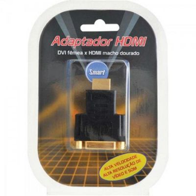 Adaptador DVI Femea X HDMI Macho GOLD ST-HDMI-DMF Generico