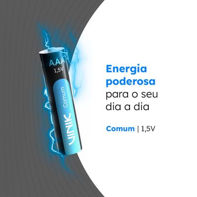 Pilha Comum AAA Tubo C/40 1.5V - VP3AT40C