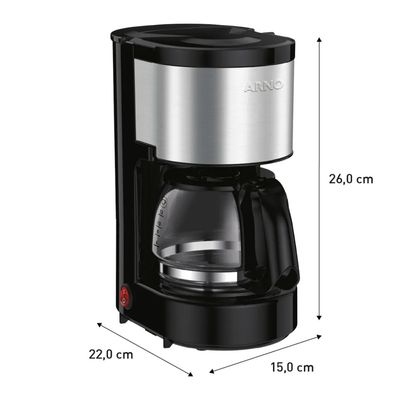 Cafeteira ARNO Filtro Perfectta INOX CFPI 110V
