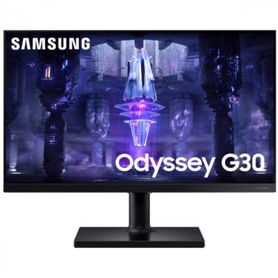 Monitor Samsung Gamer ODYSSEY G30 24" FHD 144HZ 1MS Freesync HDMI Inclinaçao  - LS24BG300ELMZD